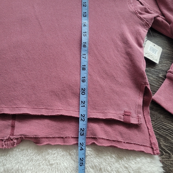 NWT Free People Ready For This Tee in Washed Amathyst Sz XS (Very Oversized) - Picture 7 of 8